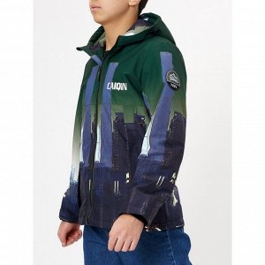 MTFORCE Куртка демисезонная для мальчика тёмно-зелёного цвета, рост 152