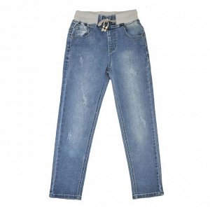 Костюм джинсовый для мальчиков, рост 122 см, цвет голубой