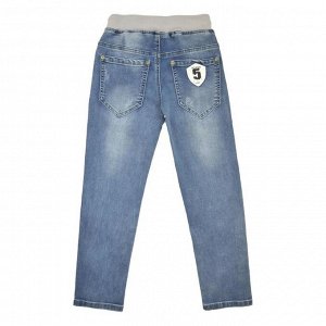 Костюм джинсовый для мальчиков, рост 122 см, цвет голубой