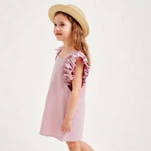 Платье для девочки MINAKU: Cotton Collection цвет розовый, рост 92