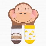 Набор носков Крошка Я &quot;Monkey&quot;, 2 пары.