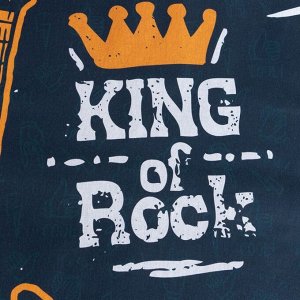 Постельное бельё Этель 1,5 сп "King of rock" 143x215 см, 150x214 см, 50x70 см -1 шт, 100 % xлопок, бязь