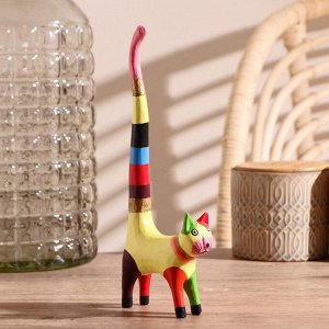 Сувенир дерево «Кошка», 10х3.5х25 см
