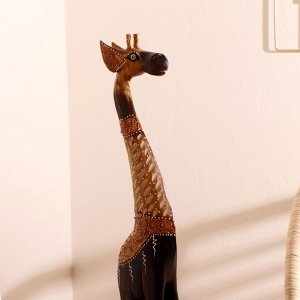 Сувенир дерево "Жираф резной" 100х18,5х11,5 см