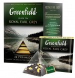 Чай в пирамидках черный Greenfield Royal Earl Grey, 20 шт