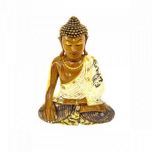 Фигурка деревянная Будда медитирующий дерево Суар 40см