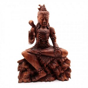 Сувенир из дерева Скульптура Шива - Мощная защита 30см Суар