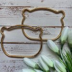 Ручки для сумки металлические &quot;Медвежонок&quot;