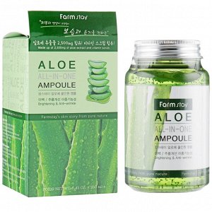 FarmStay Многофункциональная ампульная сыворотка с экстрактом алоэ Aloe All In One Ampoule
