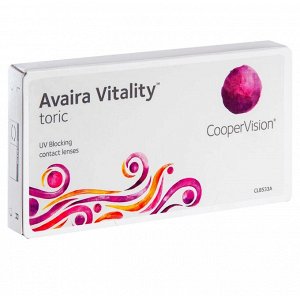 2-недельные контактные линзы Avaira Vitality toric (6л)