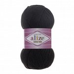 Пряжа Alize Cotton Gold Ализе Коттон Голд цвет №60 чёрный