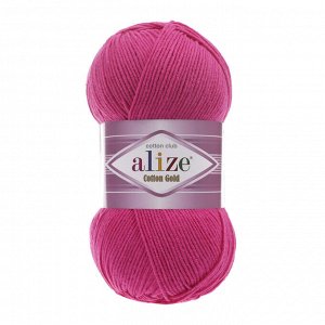 Пряжа Alize Cotton Gold Ализе Коттон Голд цвет №149 фуксия