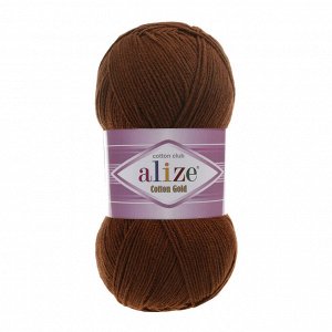 Пряжа Alize Cotton Gold Ализе Коттон Голд цвет №690 черепичный
