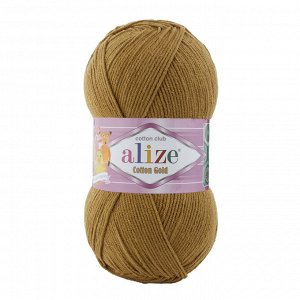 Пряжа Alize Cotton Gold Ализе Коттон Голд цвет №782 хаки