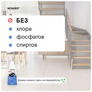 Средство для мытья пола, концентрированное, с ароматом ириса и голубики WONDER LAB, 1.1 л