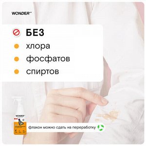 Пятновыводитель для жирных пятен WONDER LAB, 550 мл