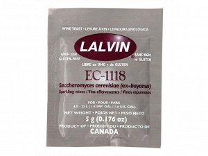 Винные дрожжи Lalvin EC-1118, 5 гр