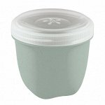 БАНКА ДЛЯ ХРАНЕНИЯ ПРОДУКТОВ С ЗАВИНЧИВАЮЩЕЙСЯ КРЫШКОЙ &quot;ECO STYLE&quot; 0,26Л (Зеленый флэк)