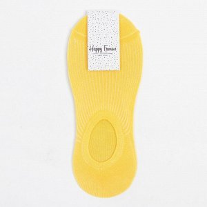 Носки женские, цвет желтый, р-р 23-25