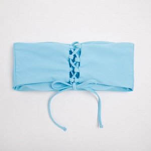 Топ купальный женский бандо MINAKU, цвет голубой размер