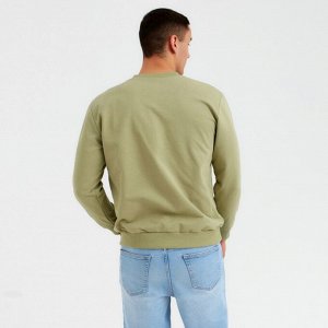 Свитшот мужской MINAKU: Casual collection MAN цвет хаки