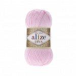 Пряжа Alize Diva Ализе Дива цвет №185 детский розовый