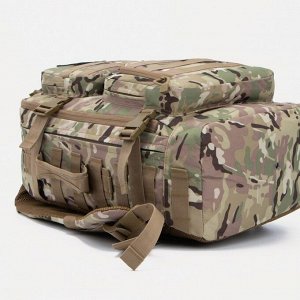 Рюкзак туристический на стяжке, 40 л, 2 наружных кармана, отдел для ноутбука, цвет мультикам
