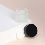 Баночка для хранения, 10 г, цвет матовый/чёрный