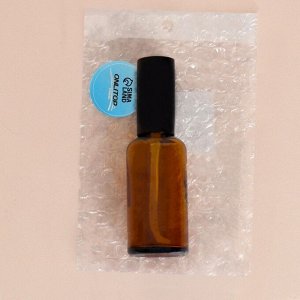 Флакон для парфюма «Простота», с распылителем, 50 мл, цвет коричневый/чёрный