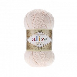 Пряжа Alize Diva Ализе Дива цвет №382 пудра