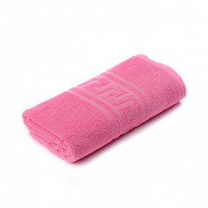 Полотенце махровое - Ярко-розовый 40х70