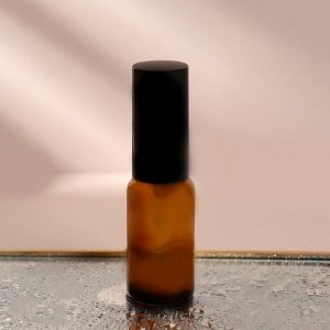Флакон стеклянный для парфюма, с распылителем, 20 мл, цвет коричневый/чёрный