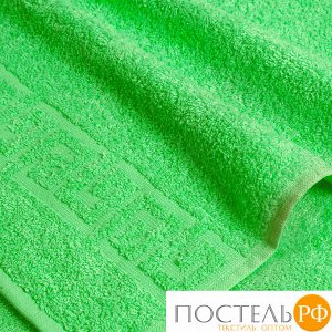 Салатовое махровое полотенце (А), 40х70