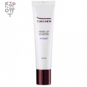 Tinchew Make Up Starter - Стартер для макияжа с фиолетовым и розовым подтоном, 30мл. #02 Violet