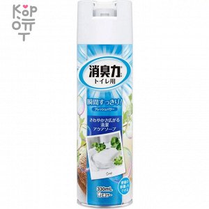 ST Shoushuuriki Power toilet spray Спрей-освежитель воздуха для туалета с ароматом Аква-мыла 330мл.