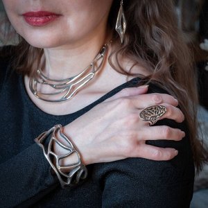 Колье "Ажурное к браслету"