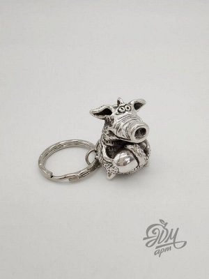 Брелок "Кабанчик с желудем"