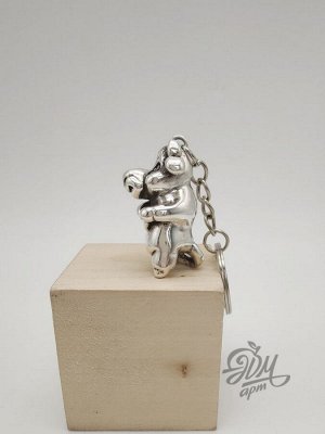 Брелок "Бурёнка с сердечком"