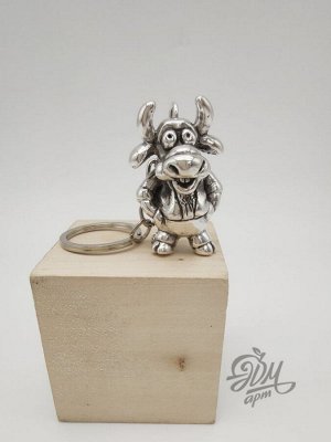 Брелок "Бык Хулиган"