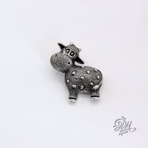 Брошь "Коровка"