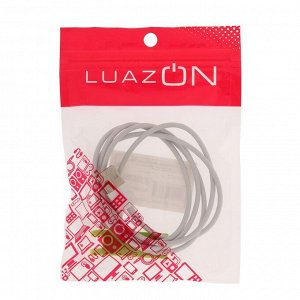 Кабель LuazON, microUSB - USB, 1 А, 1 м, магнитный разъем, белый