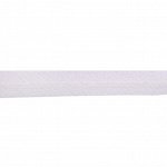 Полоска нитепрошивная по косой с нитью шир. 12 мм белый