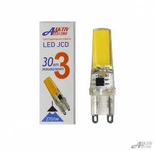 Лампа светодиодная LED-JCD G9 3Вт 220-240В 4000К 270Лм
