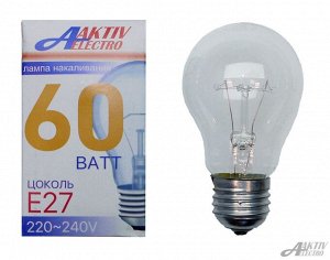 Лампа накаливания Б-230 60Вт E27(цена за 10 шт.)