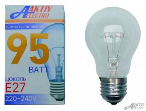 Лампа накаливания Б-230 95Вт E27(цена за 10 шт.)