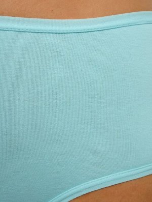 LUI et ELLE EC0359 ciel Трусы женские Макси Слипы из хлопка, с широкой удобной боковой частью.
