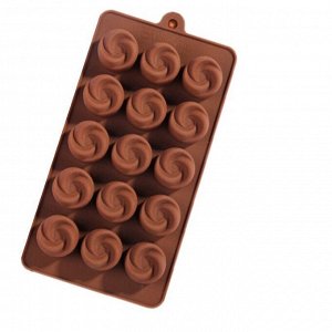 Форма силиконовая для шоколада (розы)