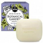 Питательное туалетное мыло &quot;Rossom Botanical Garden&quot; с мультивитаминными капсулами, мёдом Мануки и лилией (кусок 100 г) / 48