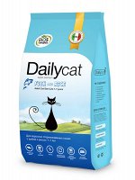 Сухой корм Dailycat Adult Steri lite Fish and Rice для взрослых стерилизованных кошек Рыба и Рис. 1,5 кг. Супер Премиум. Италия