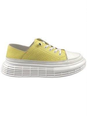 Кроссовки Andges 12F10-16-116 nappa/bianco/giallo